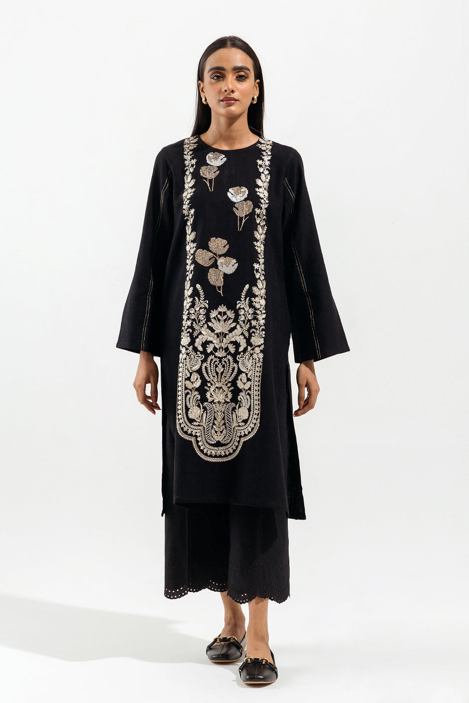 Embroidered Doria Jacquard Shirt (Pret)