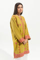 Embroidered Khaddar Jacquard Shirt (Pret)