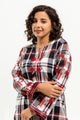 Embroidered Flannel Shirt (Pret)