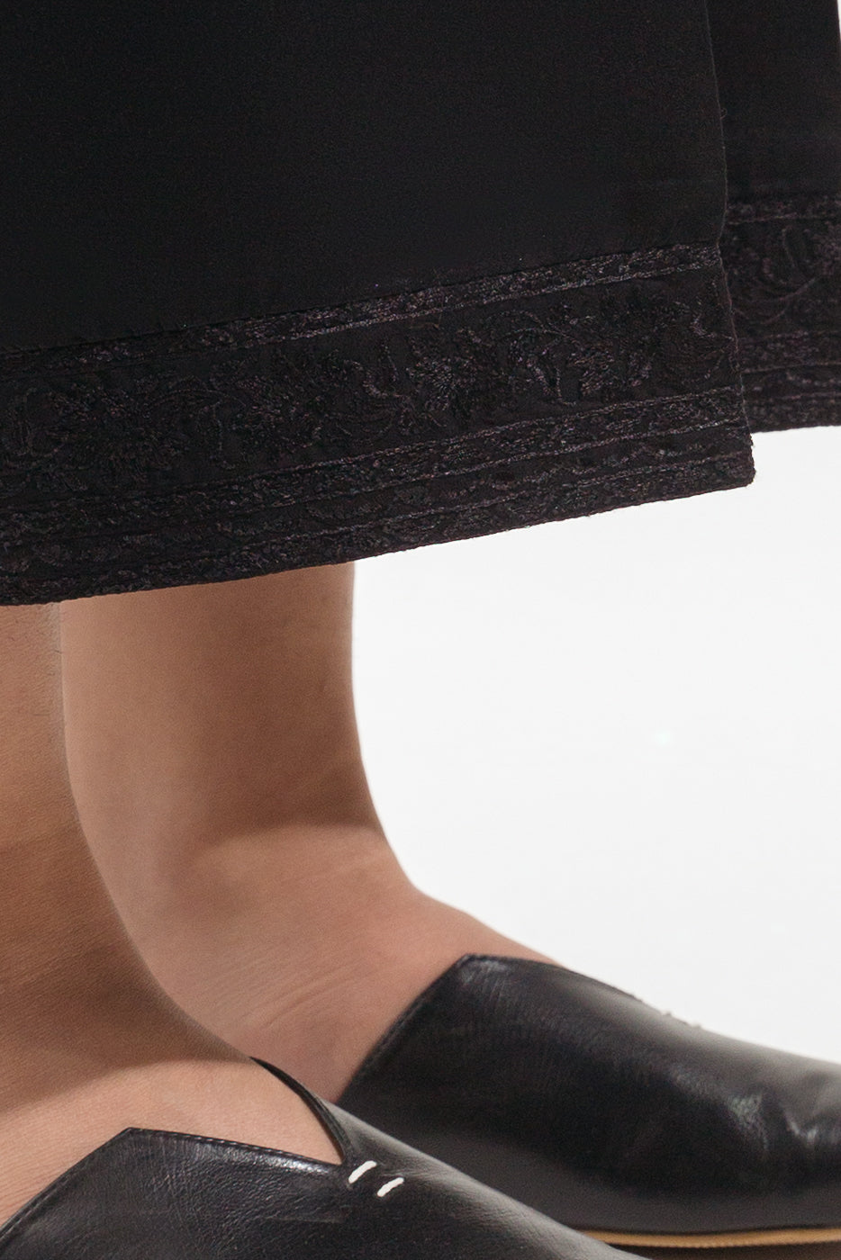 Embroidered Slack Pants