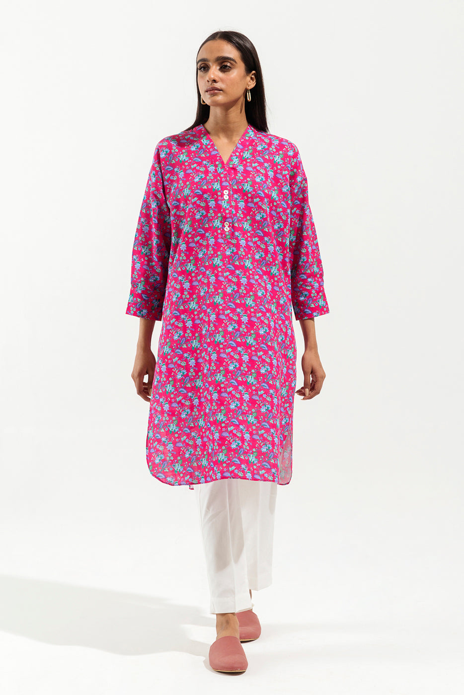 Printed Jacquard Shirt (Pret)