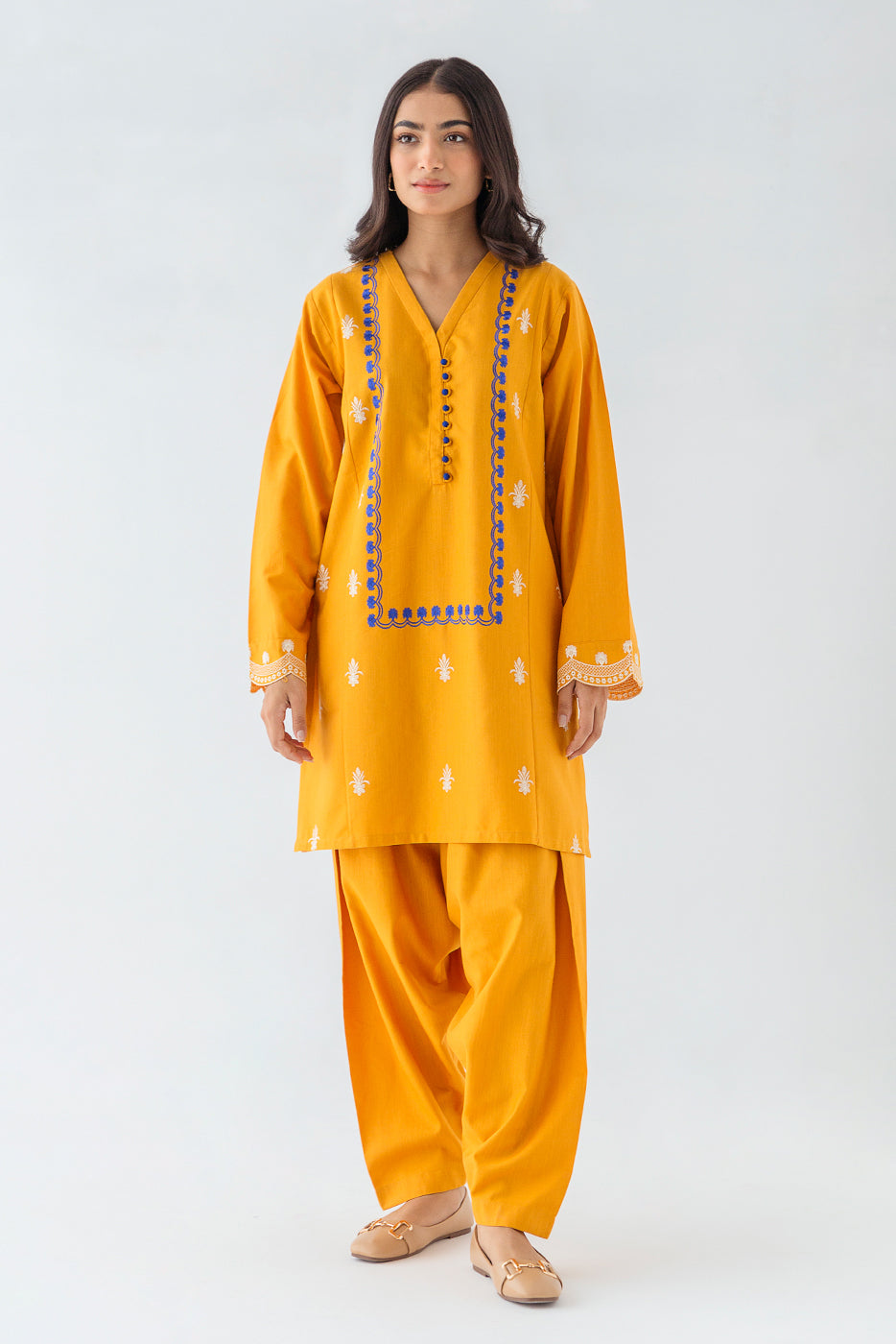 Embroidered Multi Neps Shirt (Pret)