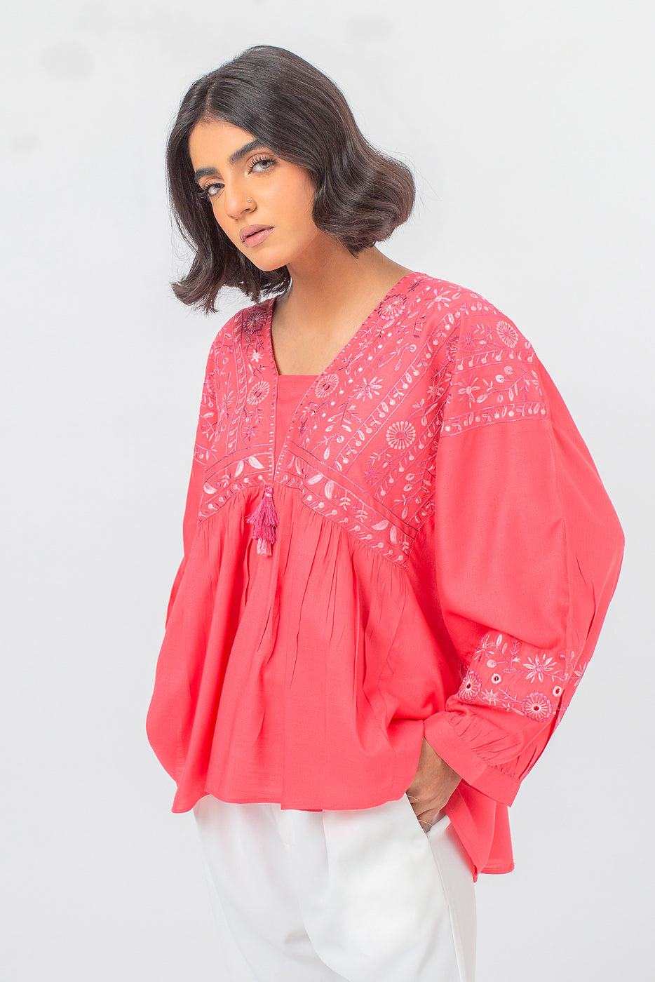 Embellished Dupatta (As Shown)