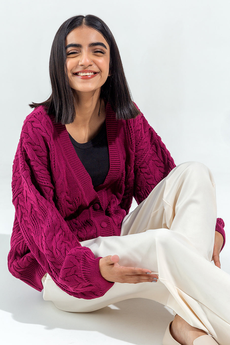 Plain Chiffon Dupatta with Trimmings