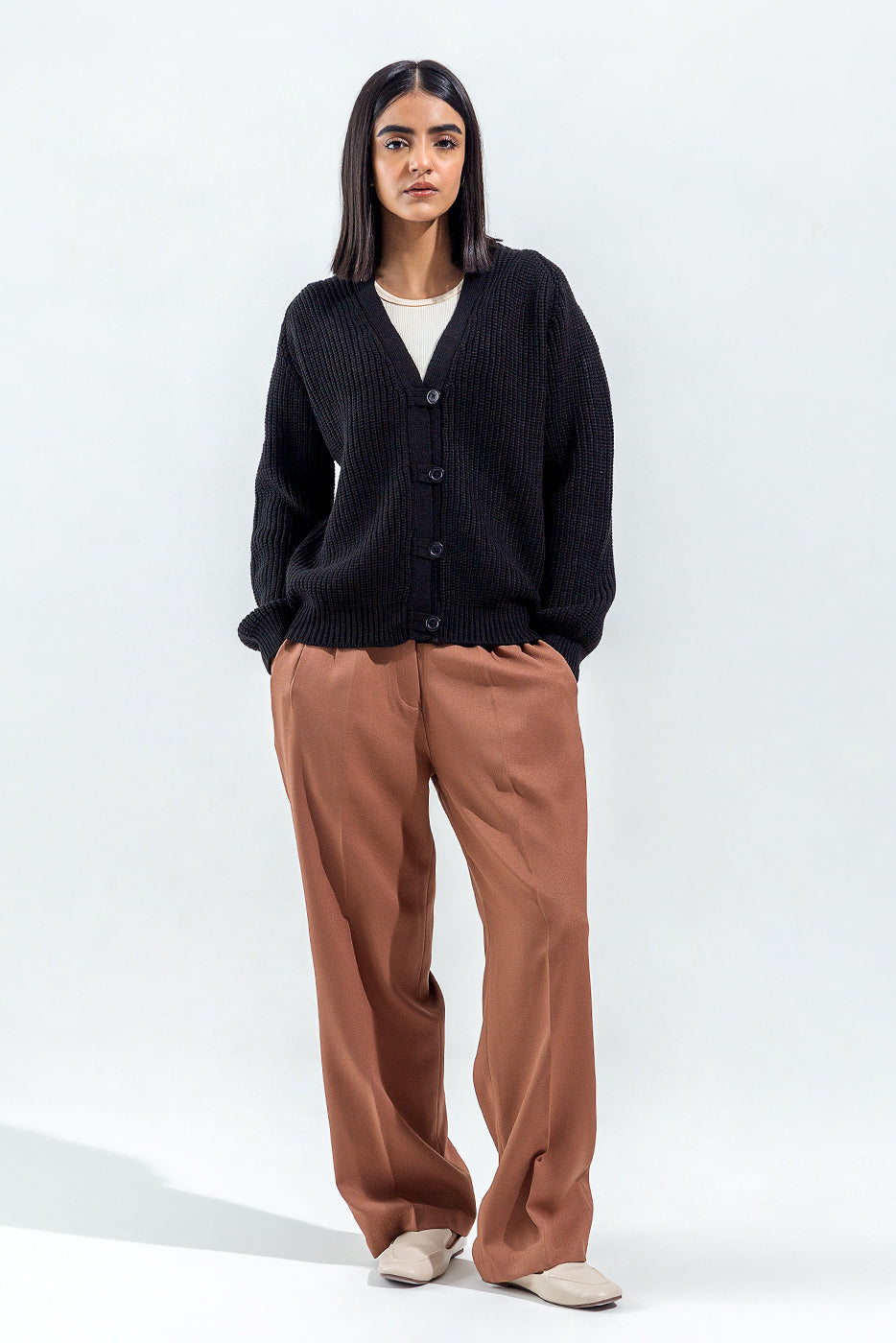 Plain Velvet Trousers