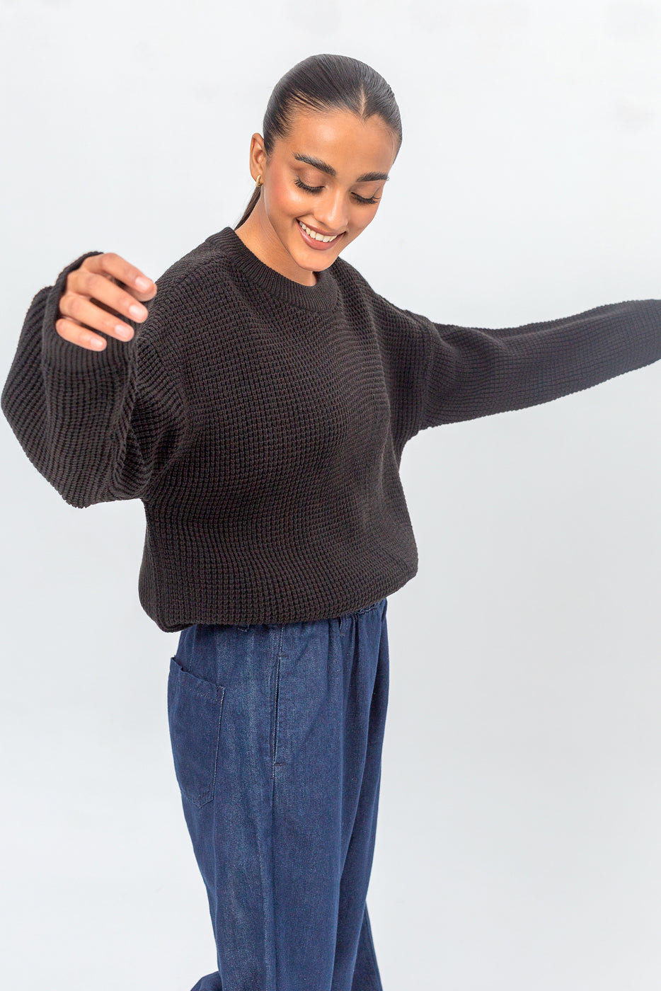 Crew Neck Pullover Sweater