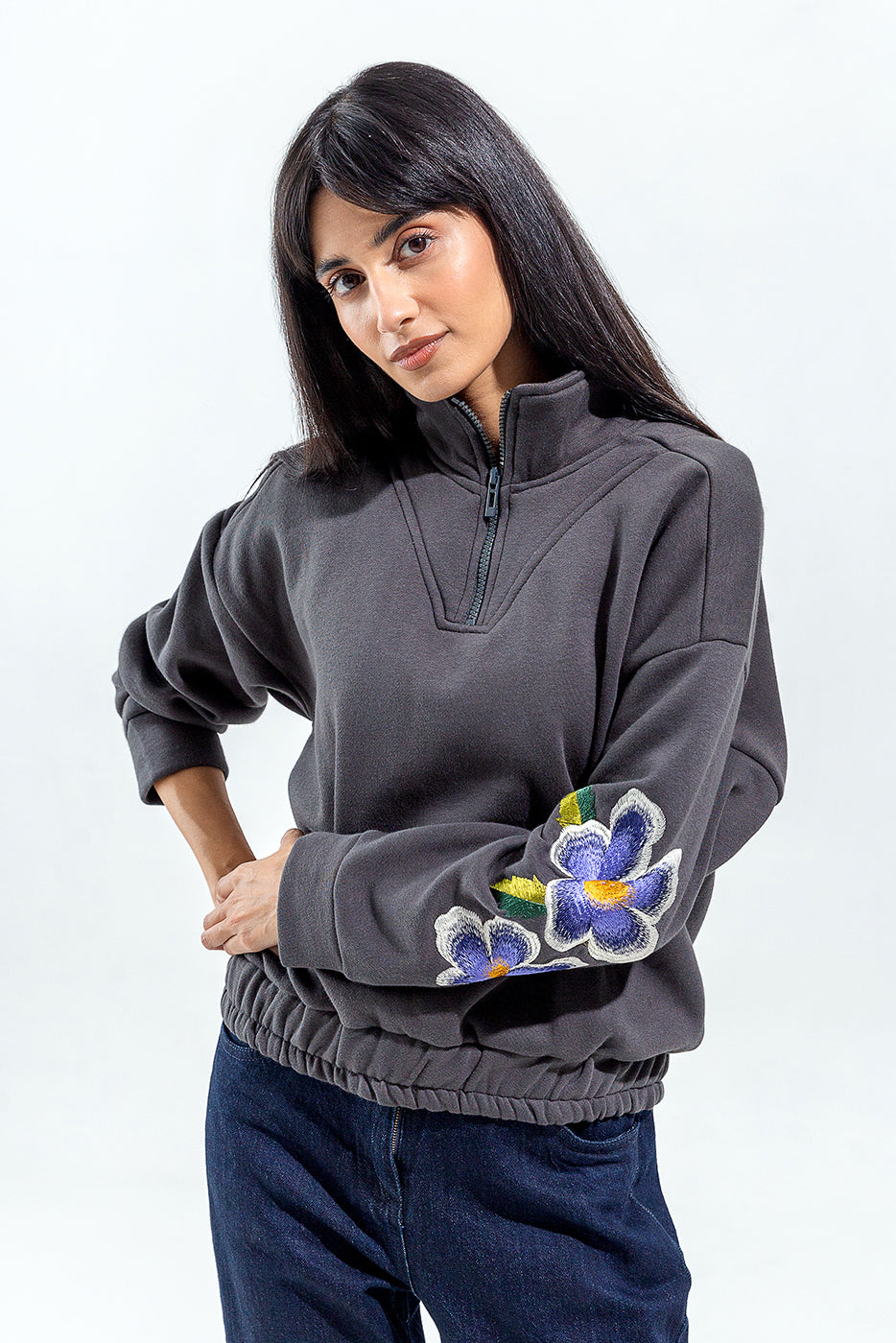 Embroidered Organza Dupatta (as Shown)