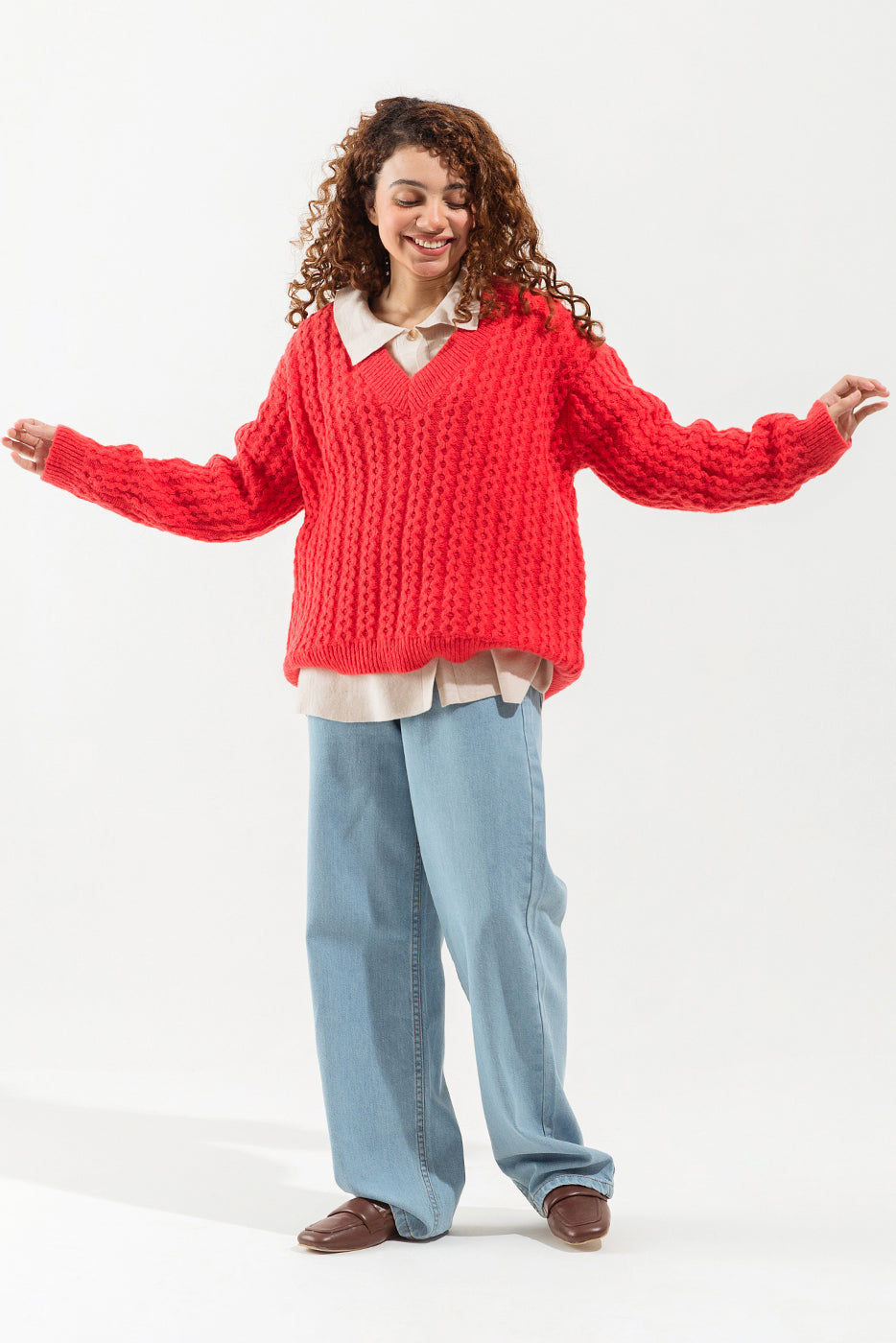 Pink Pullover Sweater