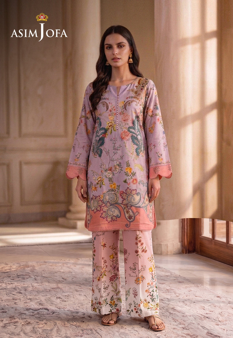 AJPB-248 Printed Lawn Stitched 2pcs