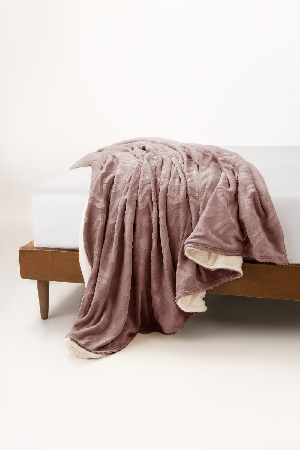 Bark Double Ply Fleece Throw