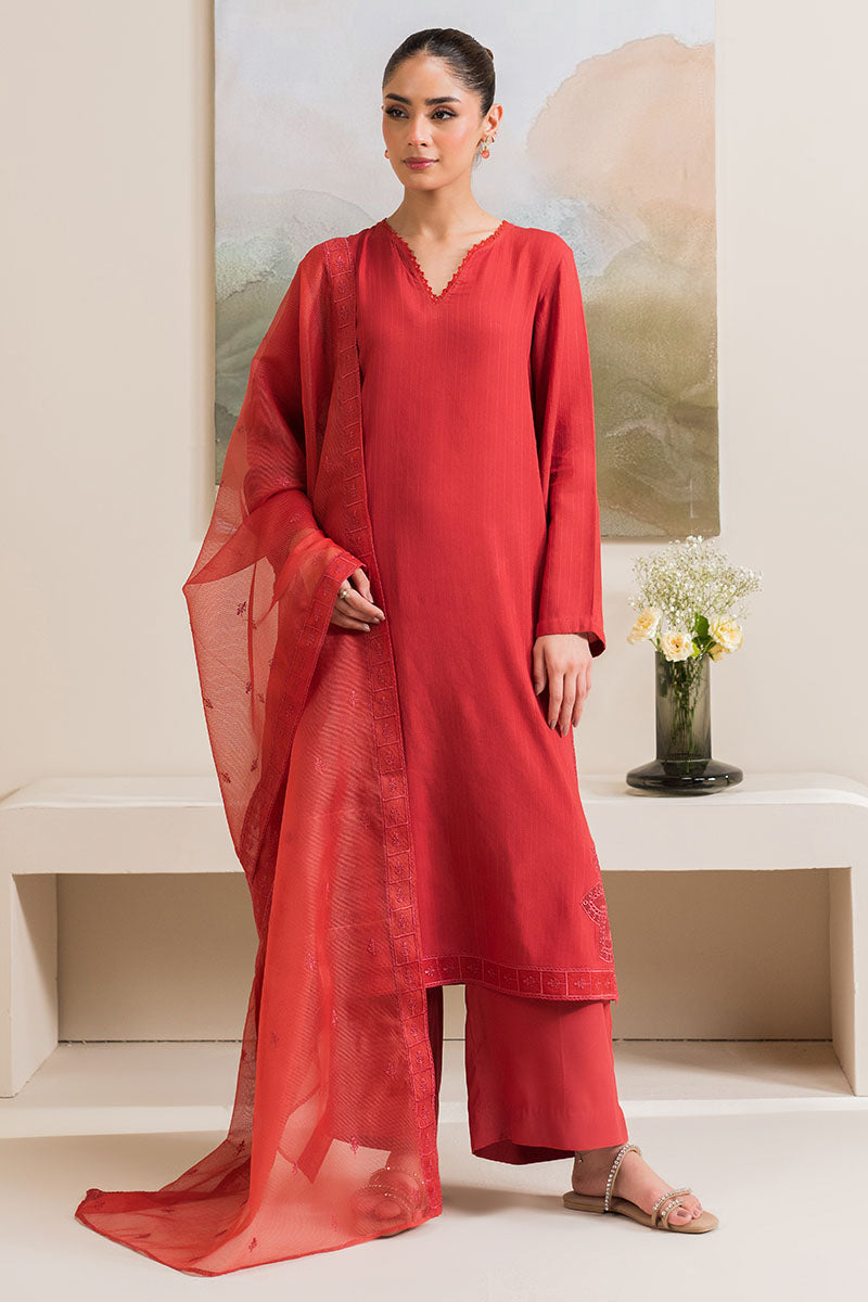 Saffron Gold-2Pc (Shirt & Dupatta)