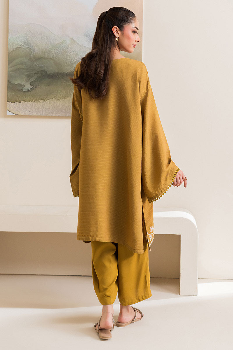 SAGE GREEN EMBROIDERED LINEN SHIRT