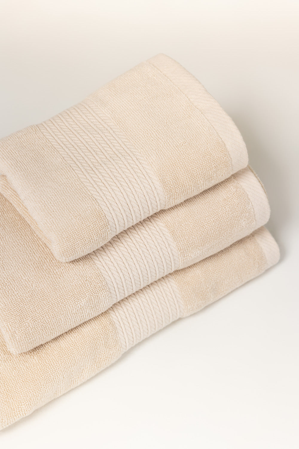 BeigeLight Brown Bamboo Towel