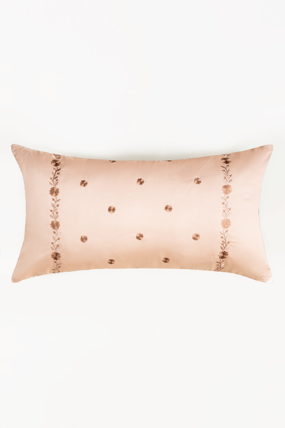 Beige T-400 Embroidered Deck Cushion Cover