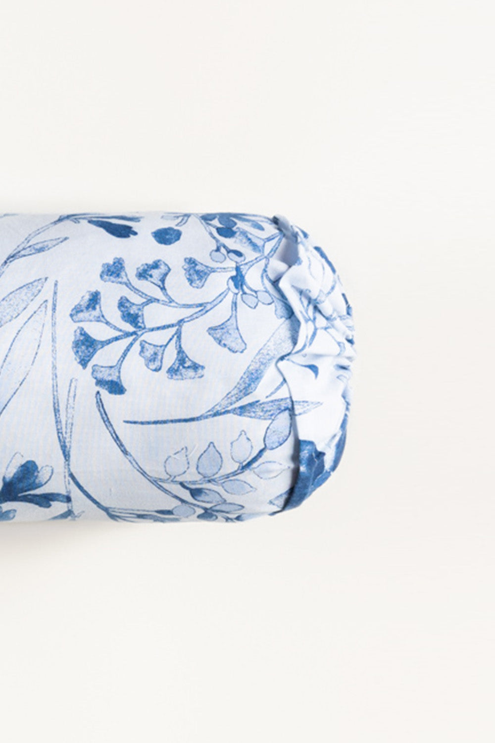 Bijou Blue Neck Roll Cushion Cover