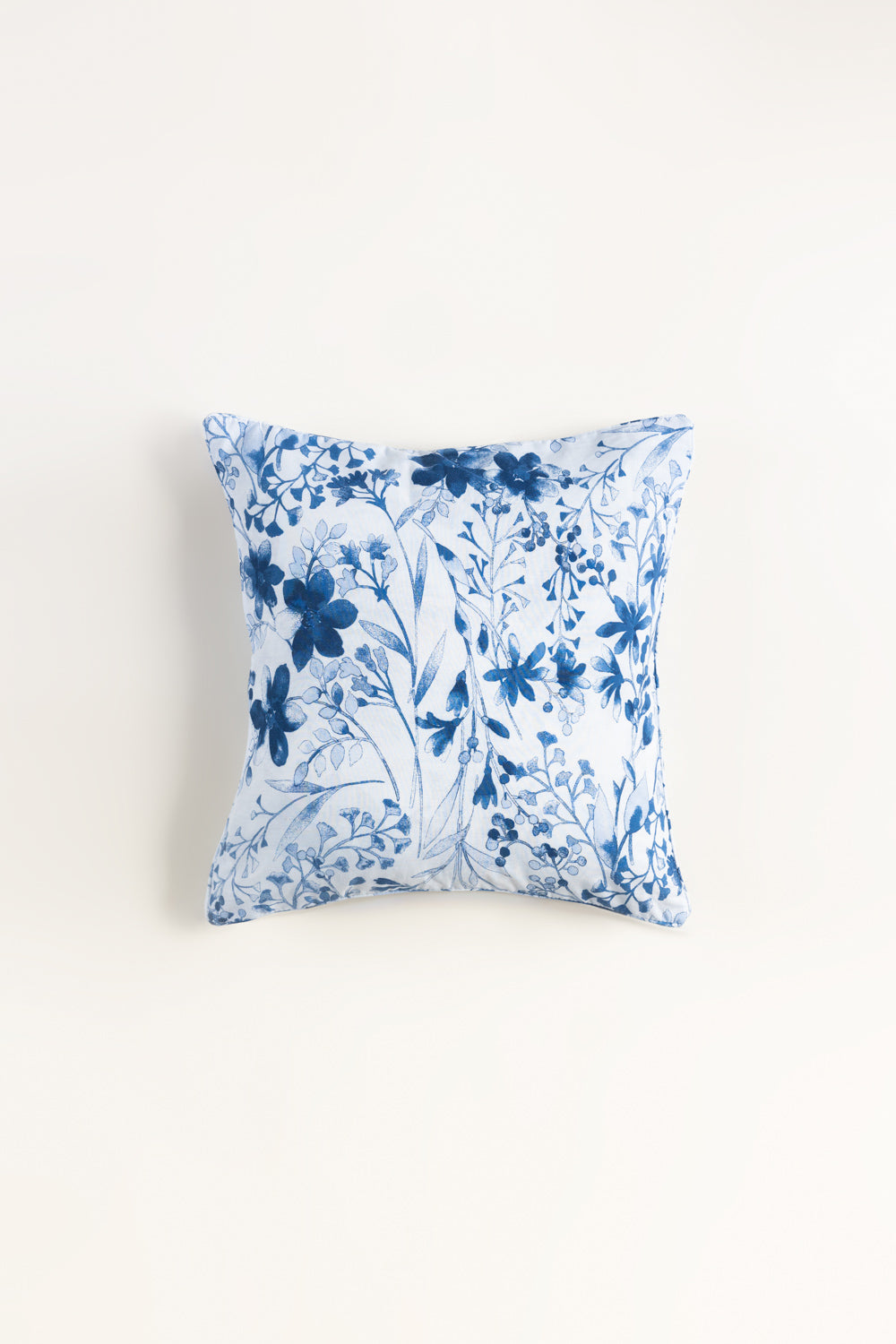 Bijou Blue Square Cushion Cover