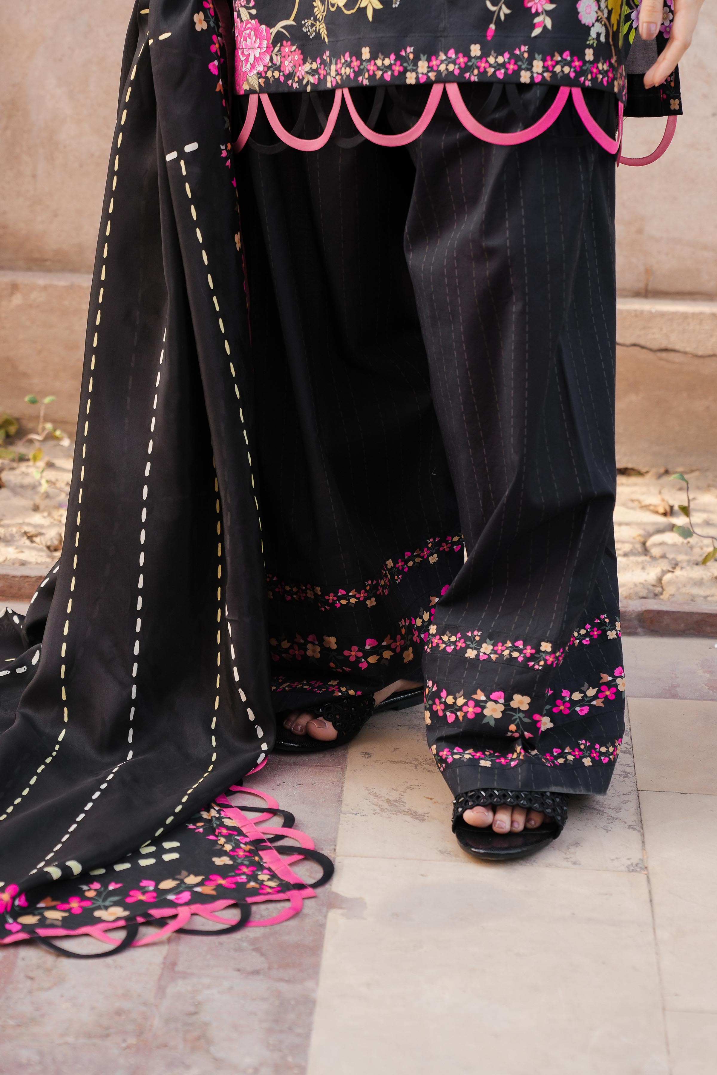 Black Sparkle Matching Set