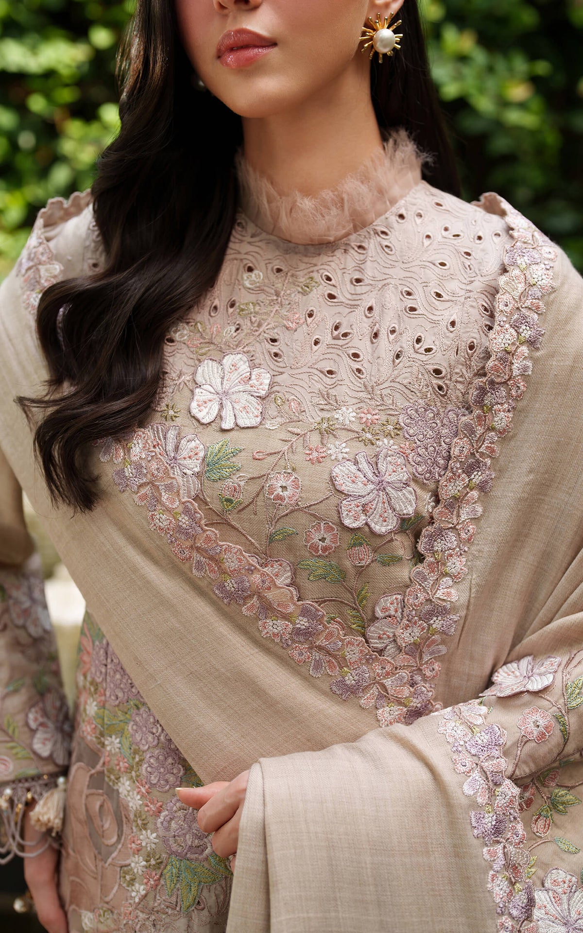 Blanc LWC25-03 | 3pcs Embroidered Stitched Suit