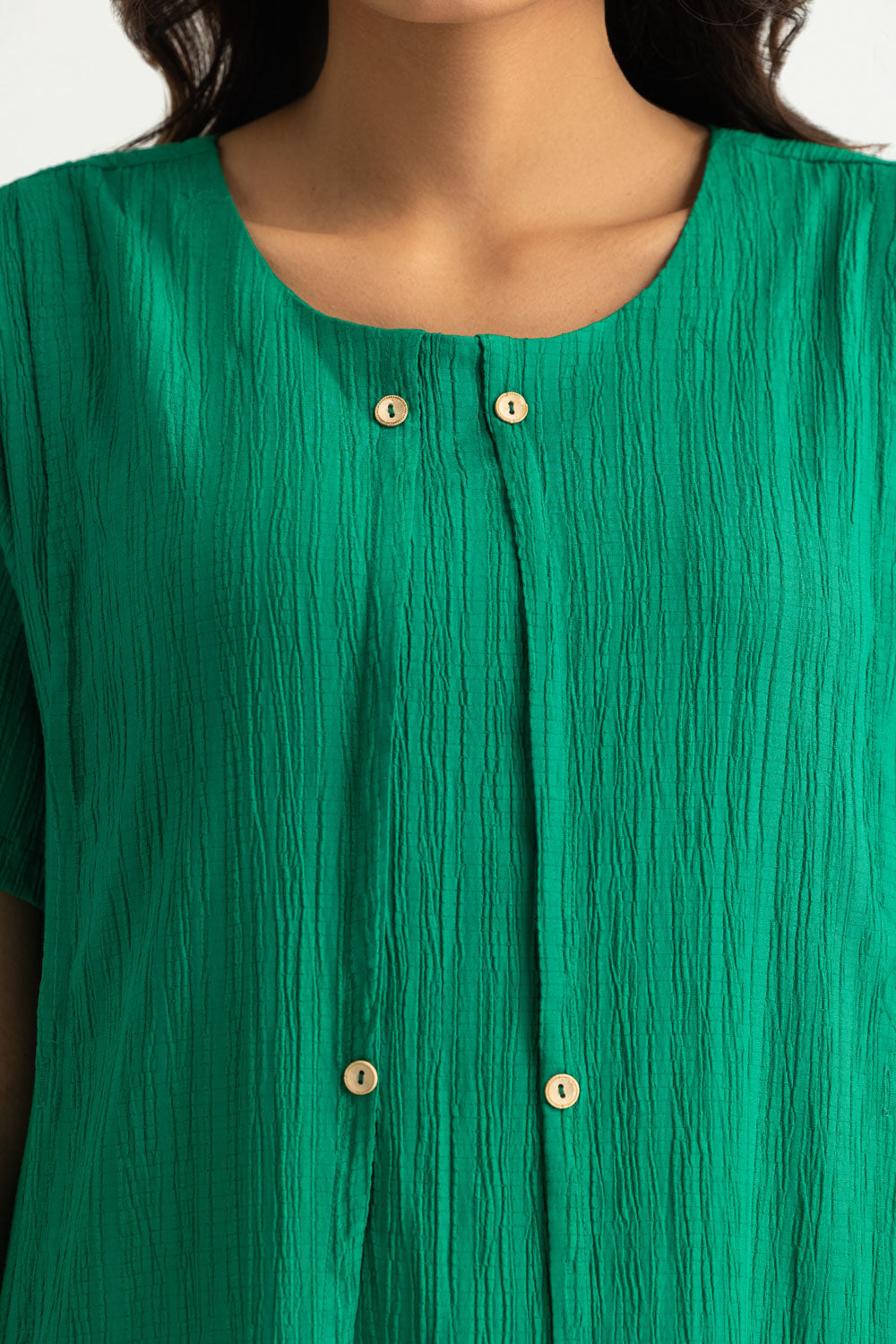 Blended Crinkle Dyed Shirt