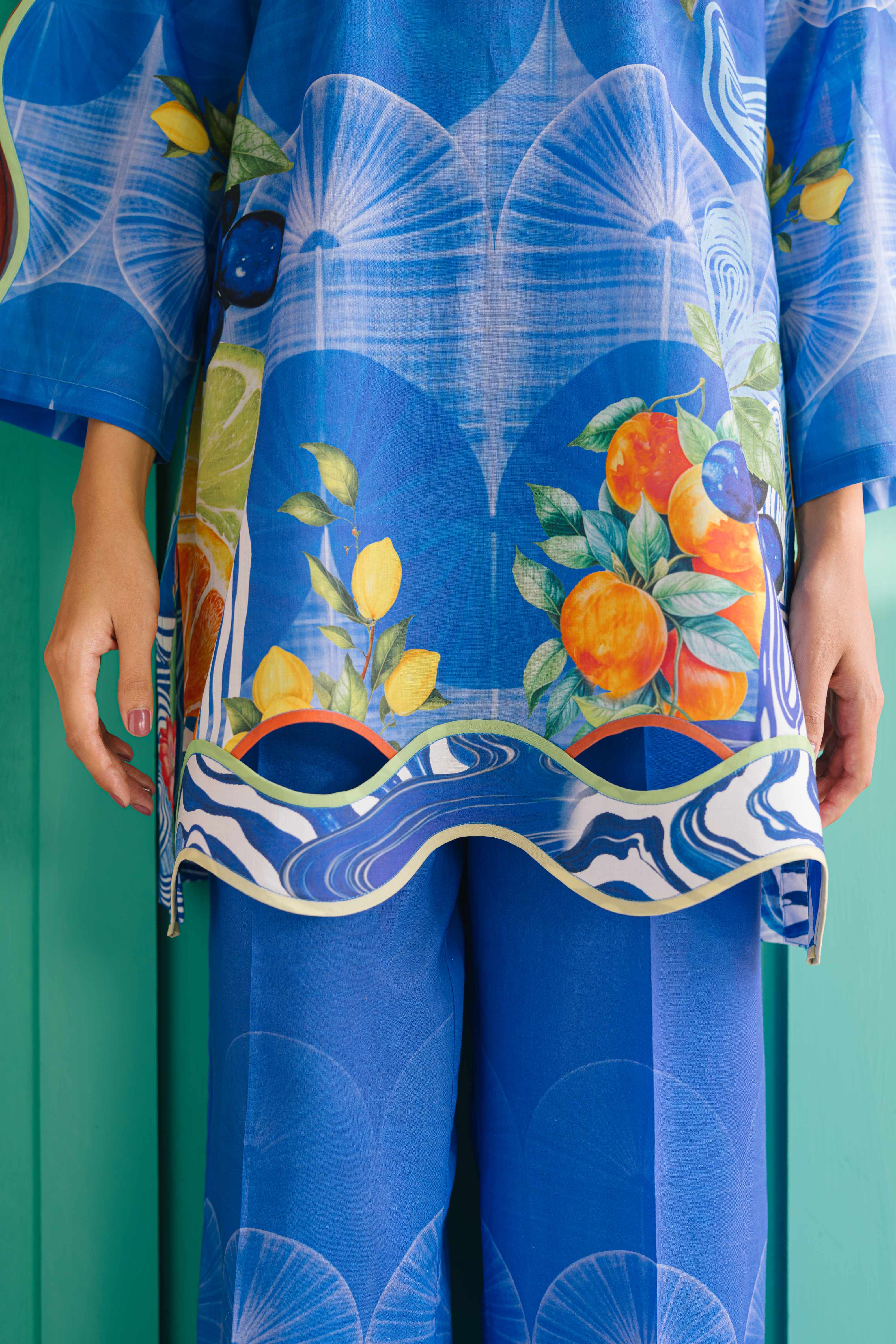 Blue Lemon Matching Set