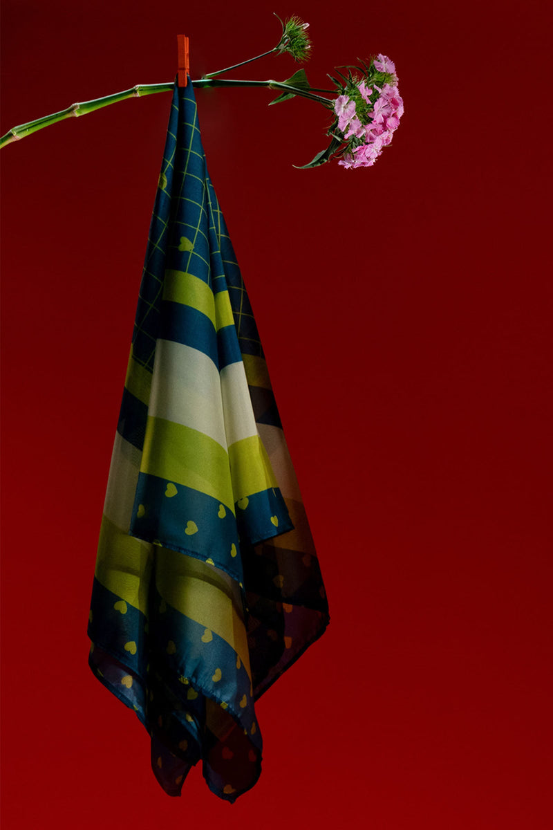 Blue Meadow Heart