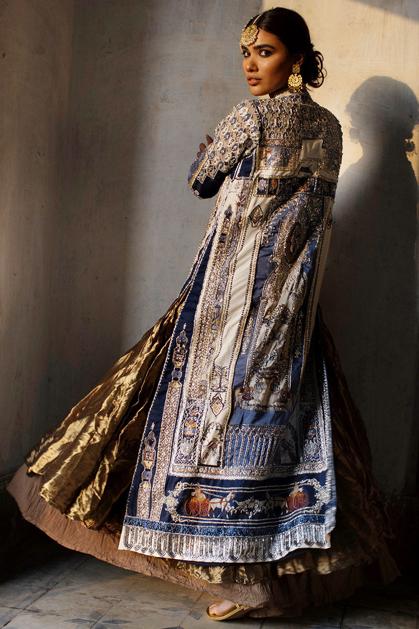Blue Resham Jacket
