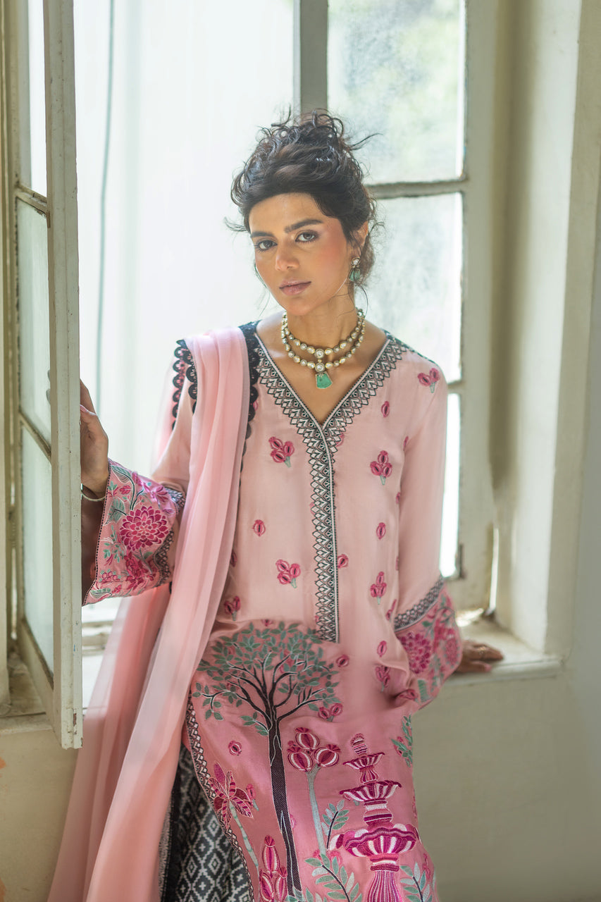 Blush Serenade Long Shirt - RTD