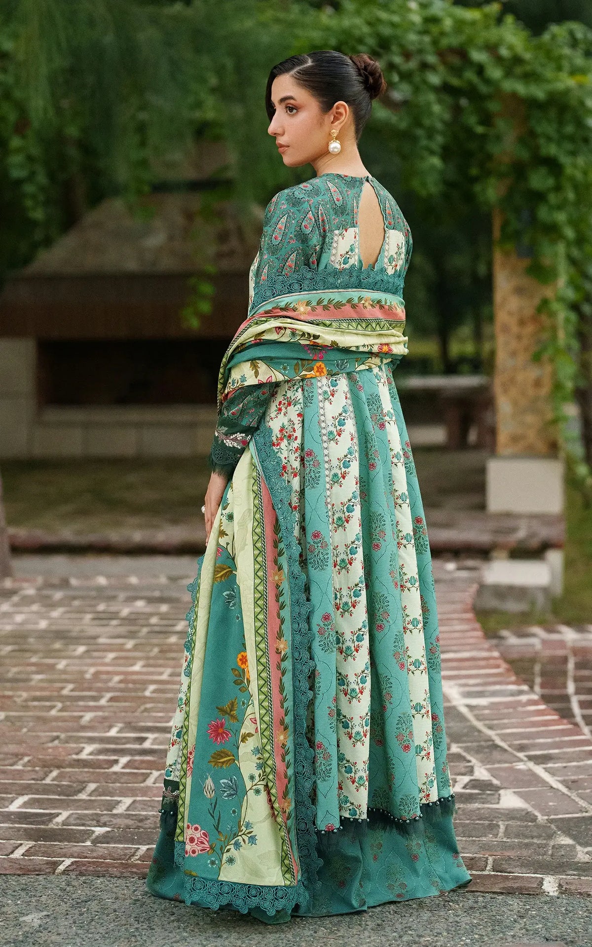 Botanical Breeze-MWL25-10 | 3pcs Embroidered Unstitched Winter