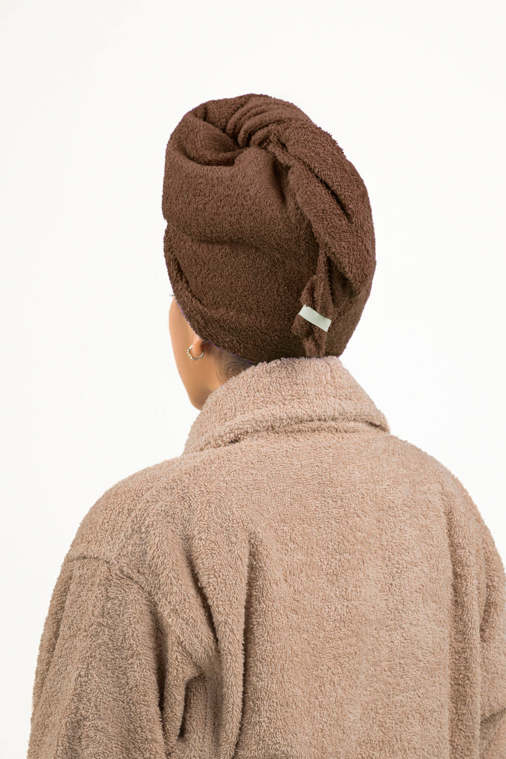 Brunette Terry Turban