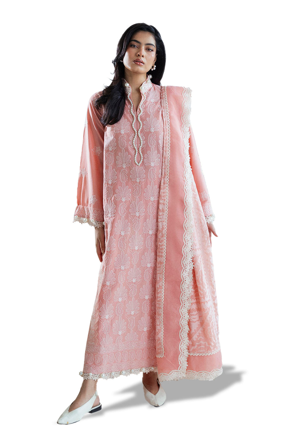 Printed Khaddar Shirt