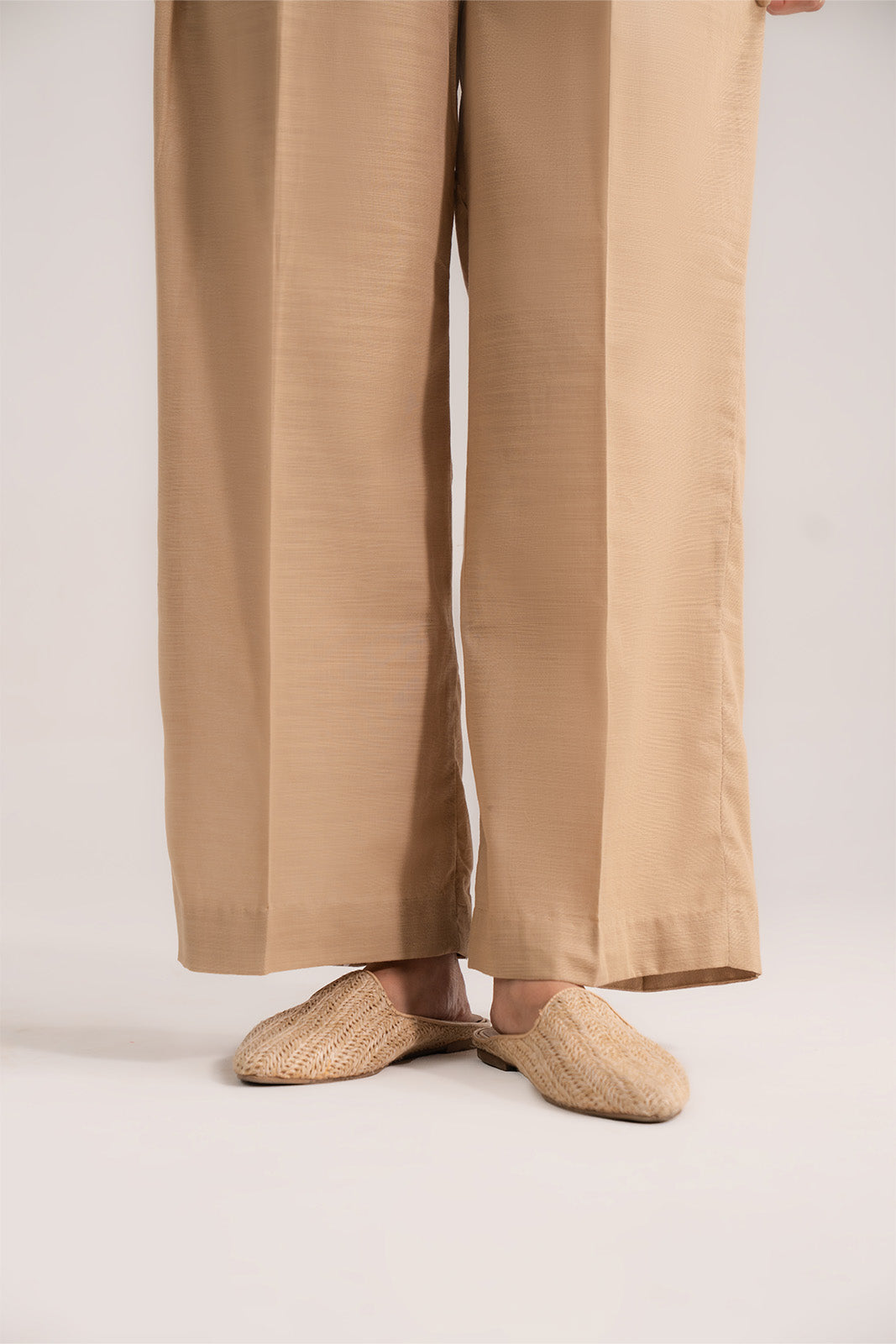 1 Piece Slub Khaddar Solid Bottoms (CA0046)