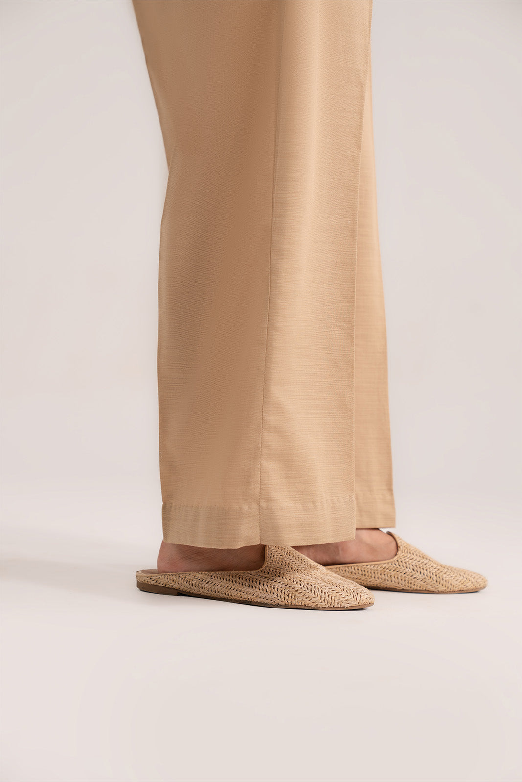 1 Piece Slub Khaddar Solid Bottoms (CA0046)