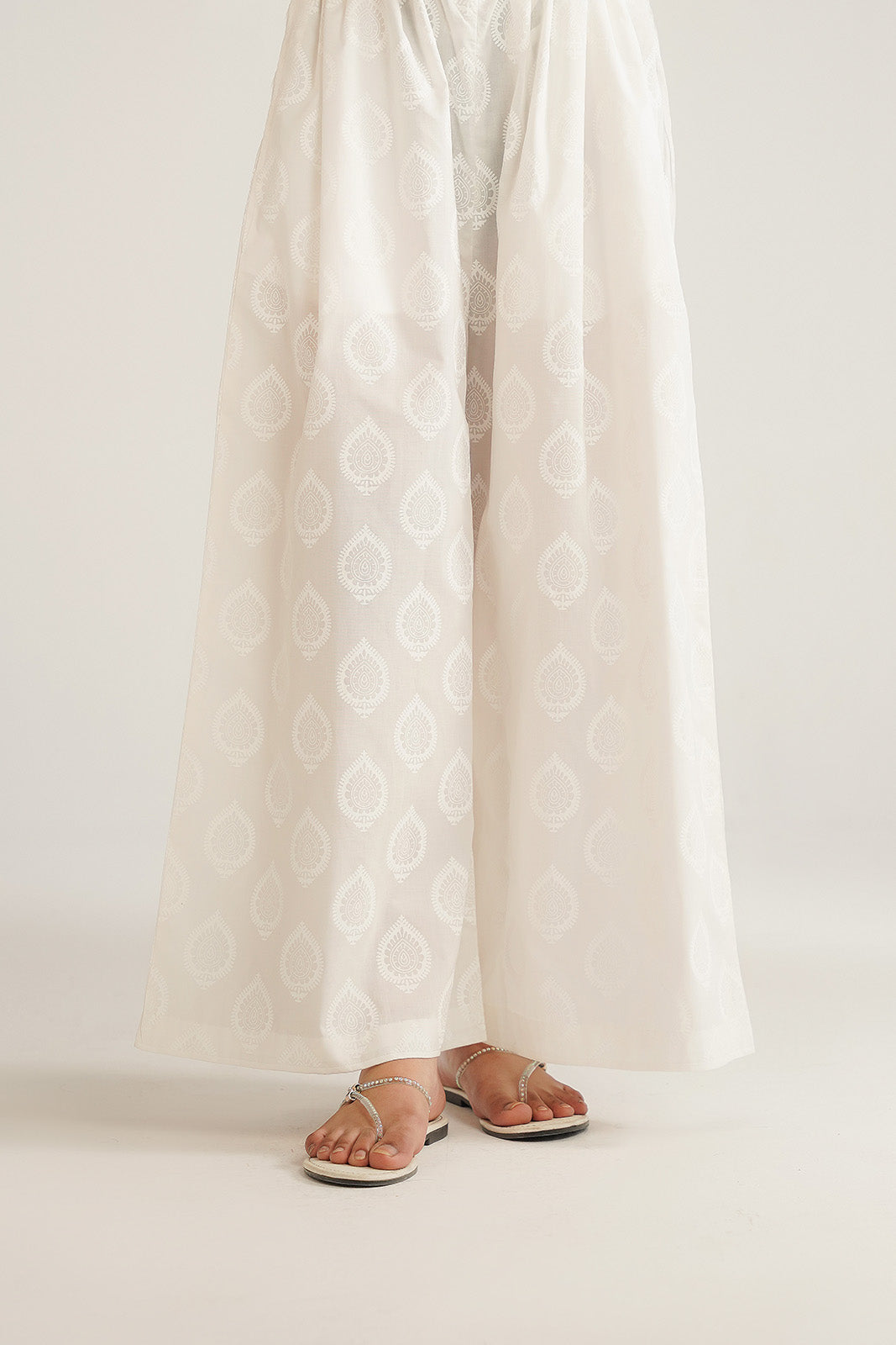 1 Piece Printed Cambric Printed Plazzo (CB0023)