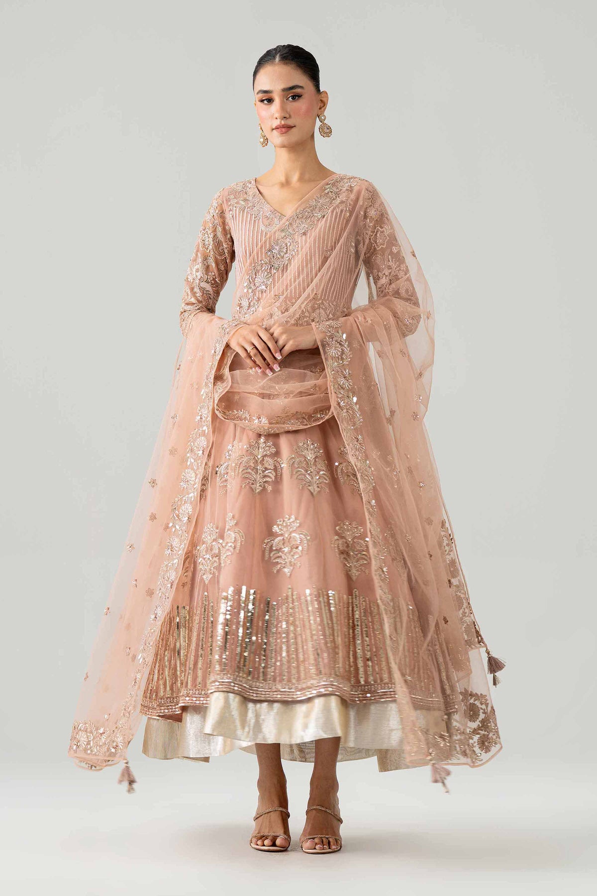 2 Piece - Embroidered Suit - CBS26-06
