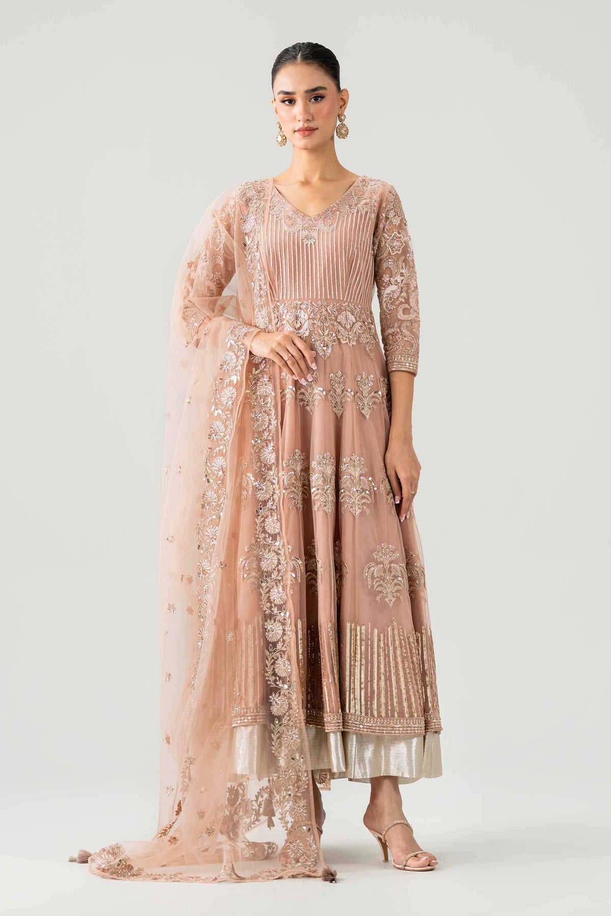 2 Piece - Embroidered Suit - CBS26-06