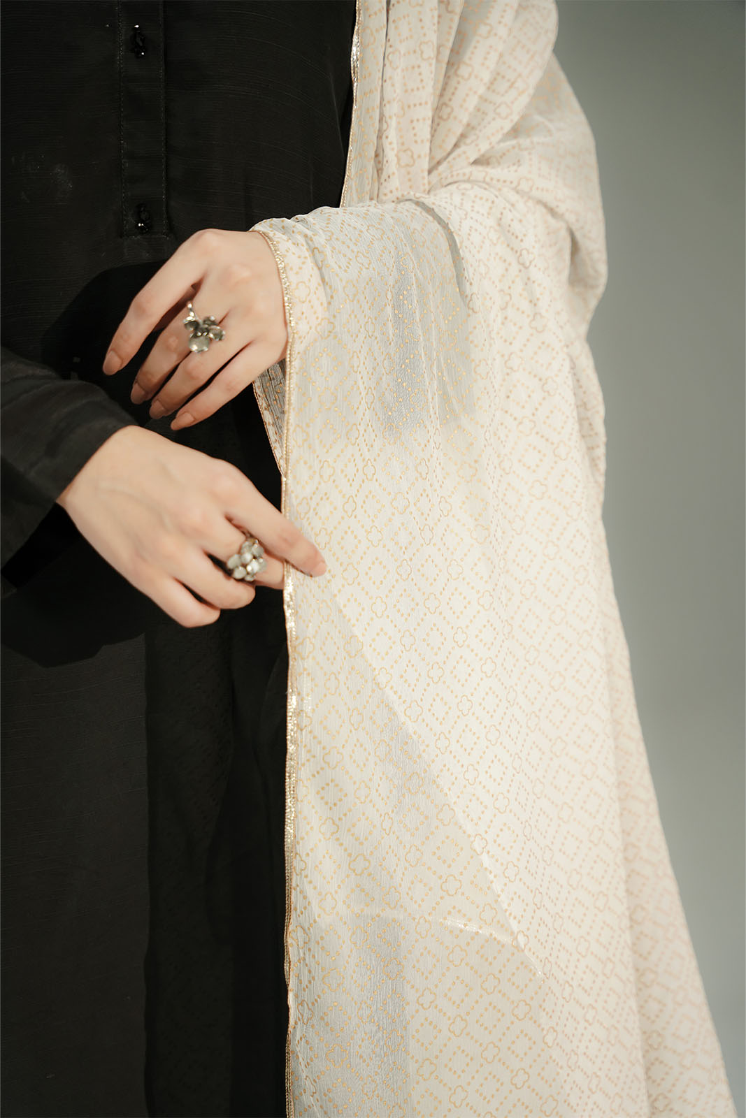 1 Piece Chiffon Printed Dupatta (CD0016)