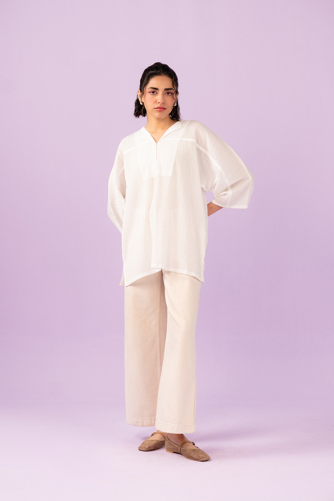 1 Piece Cotton Solid Shirt (CF0128)