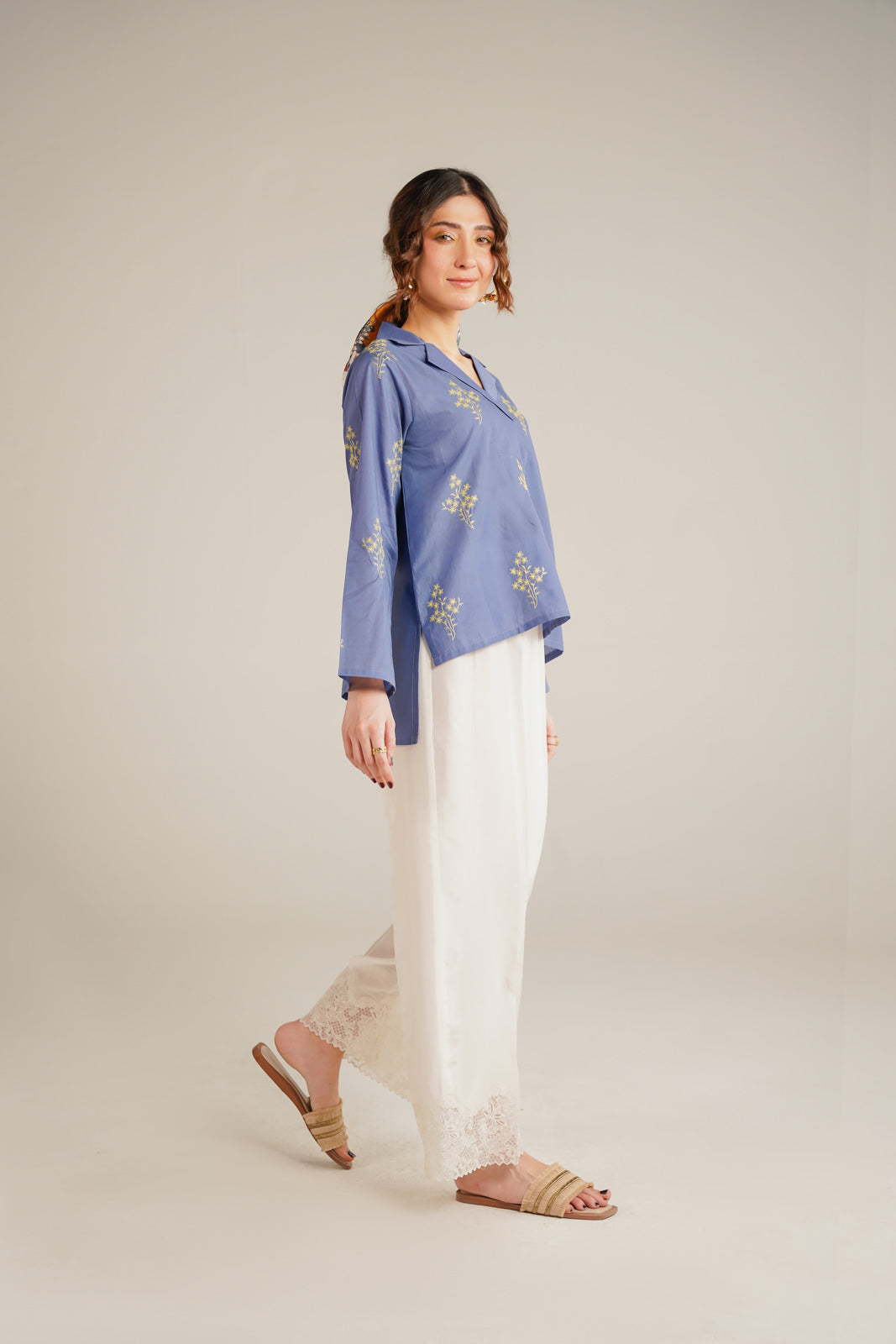 1 Piece Lawn Embroidered Shirt (CF0153)