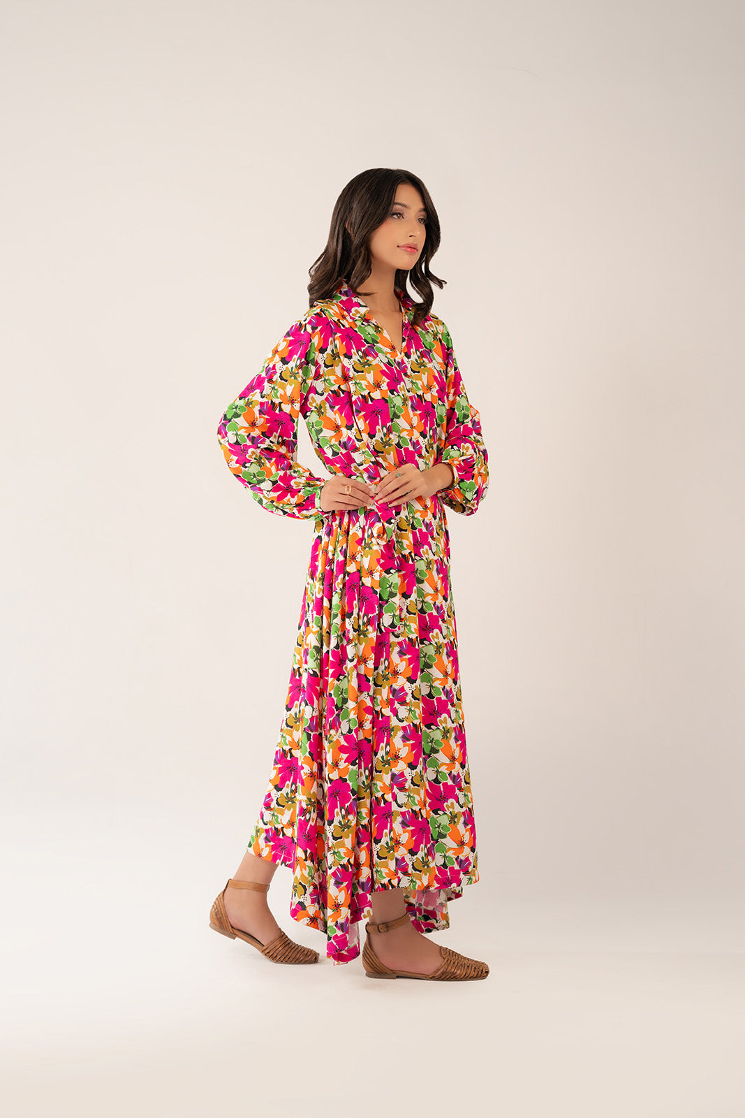 1 Piece Printed Viscose Linen Printed Shirts (CF0173)