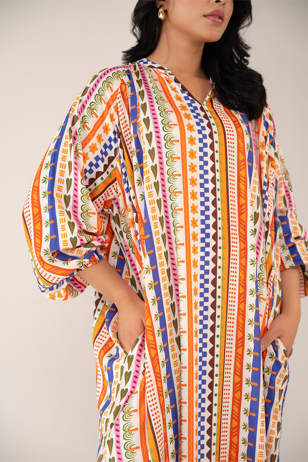 1 Piece Linen Printed Printed Shirts (CF0176)
