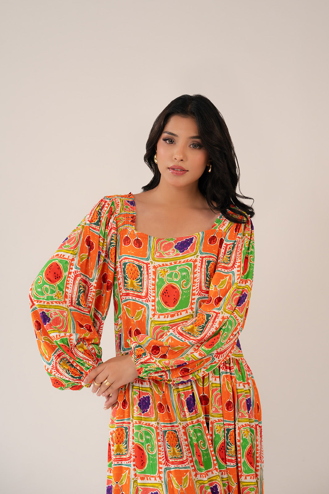 1 Piece Linen Printed Printed Shirts (CF0178)