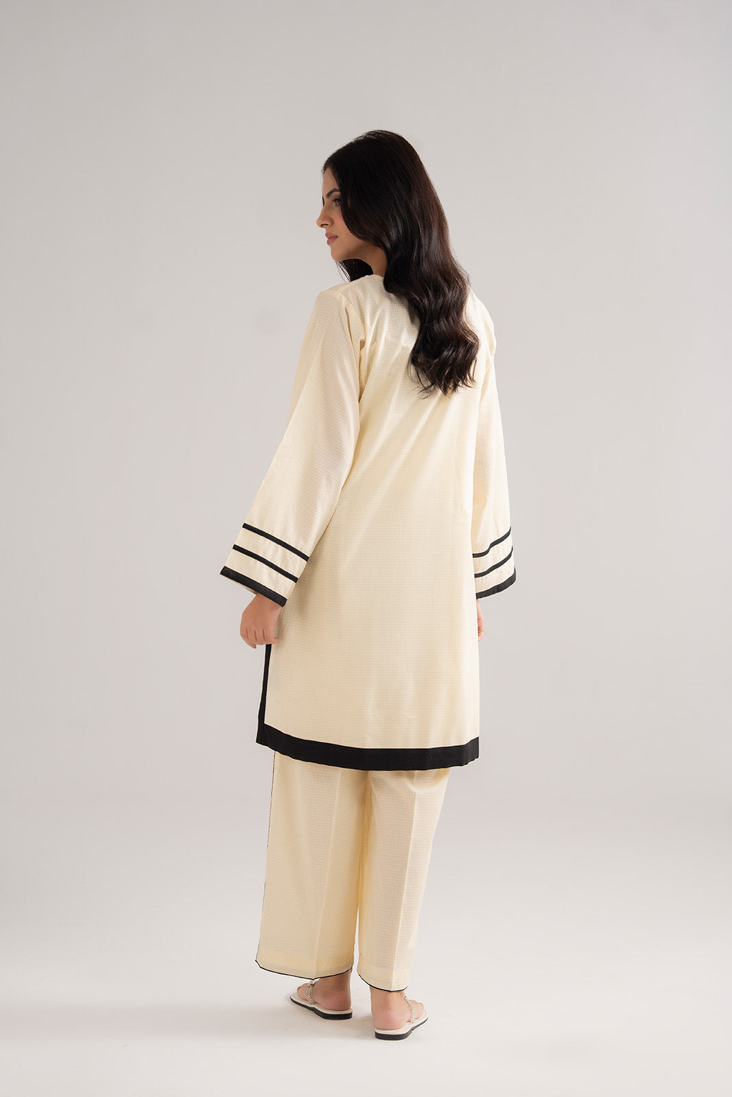 2 Piece Cotton Rip Stop Solid Suit (CF0185)