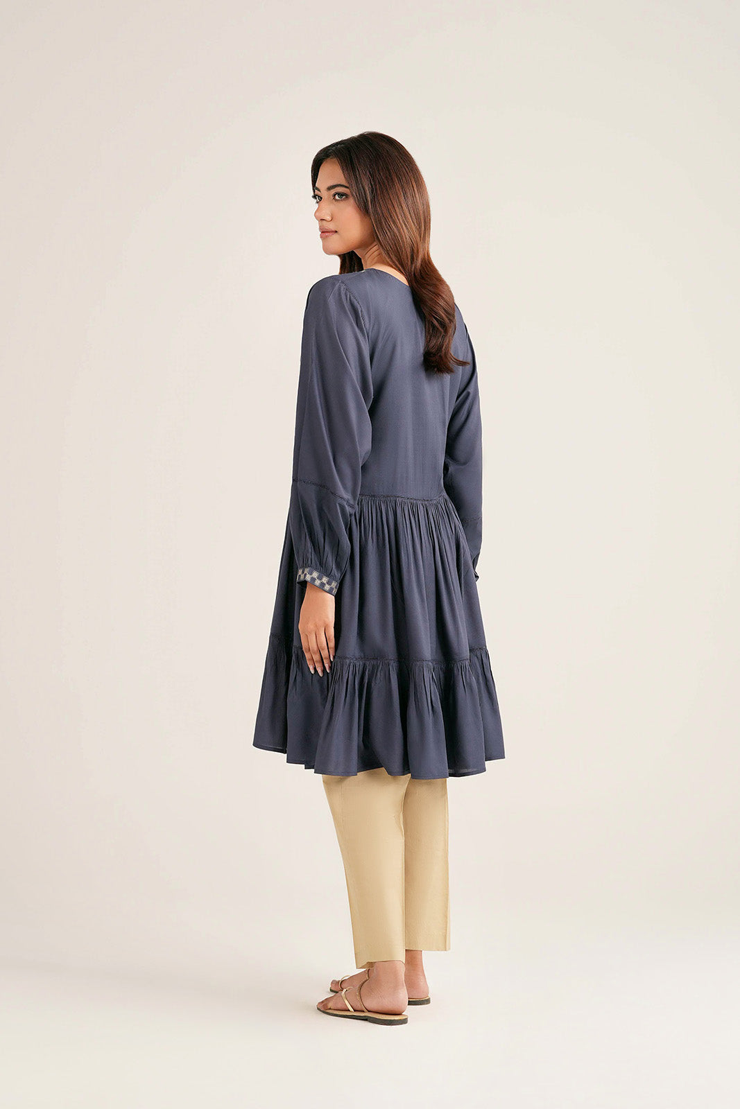 1 Piece Arbi Lawn Embroidered Top (CF0195)