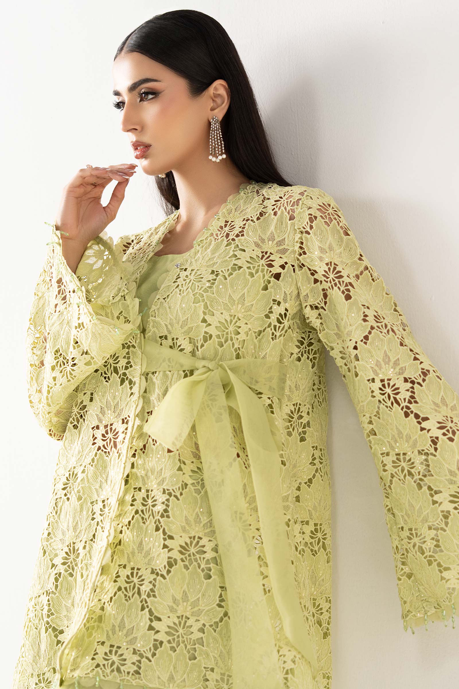 Embroidered Georgette Fabric (1Pc)