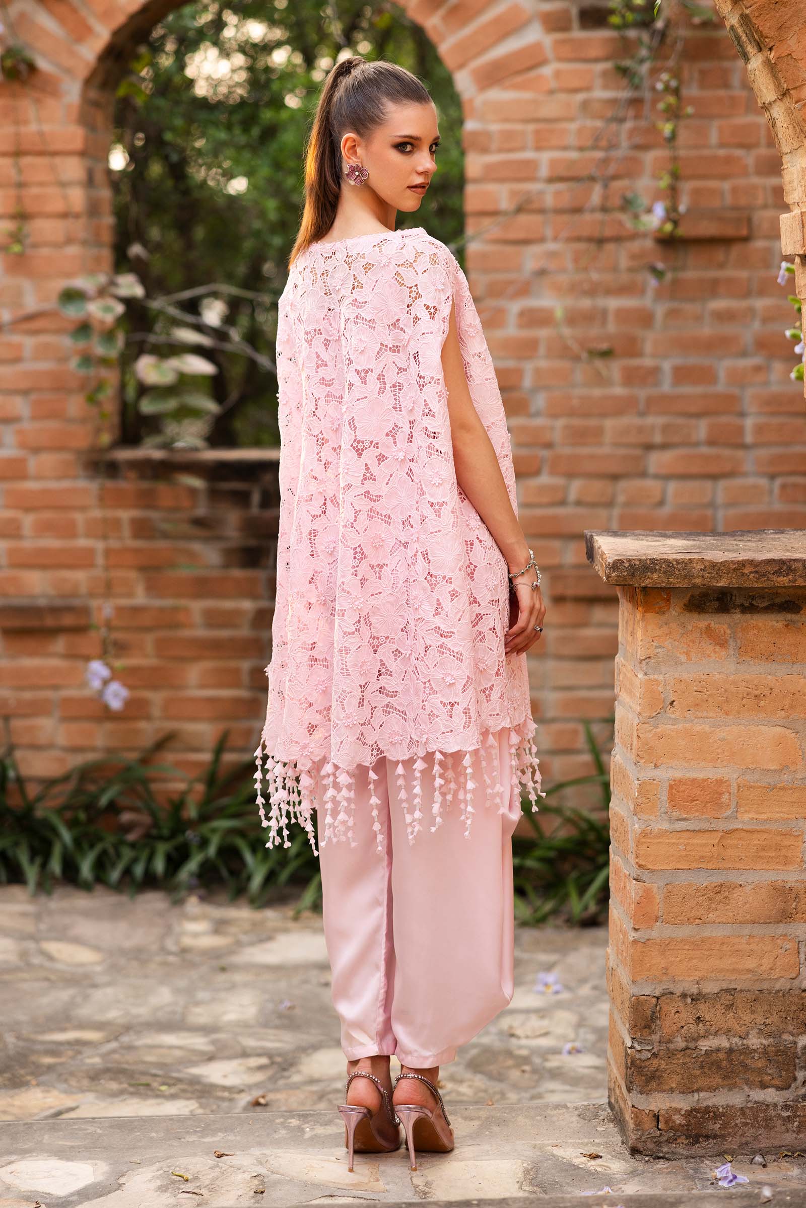 Embroidered Georgette Fabric (1Pc)