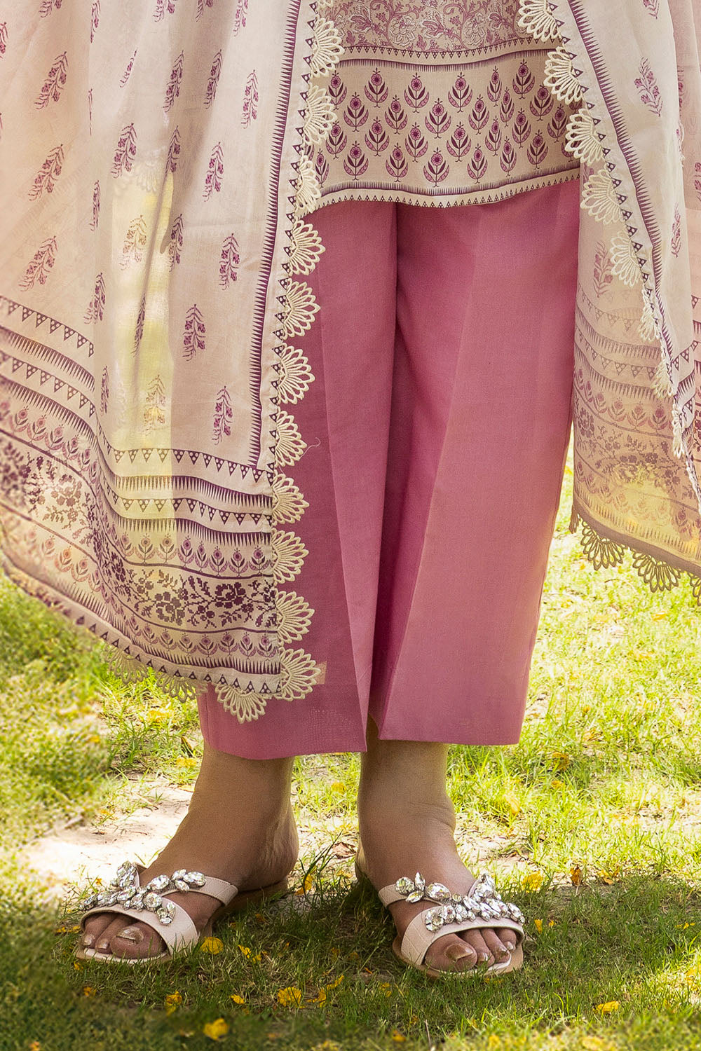 3 Piece Printed Suit