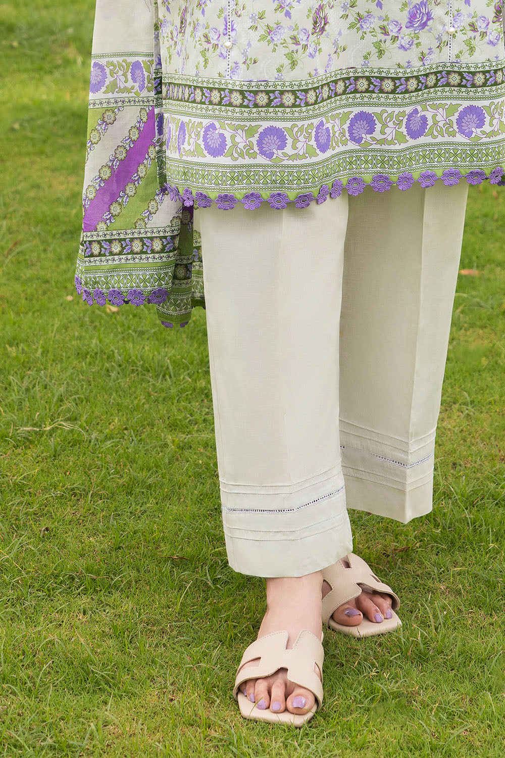 3 Piece Printed Suit