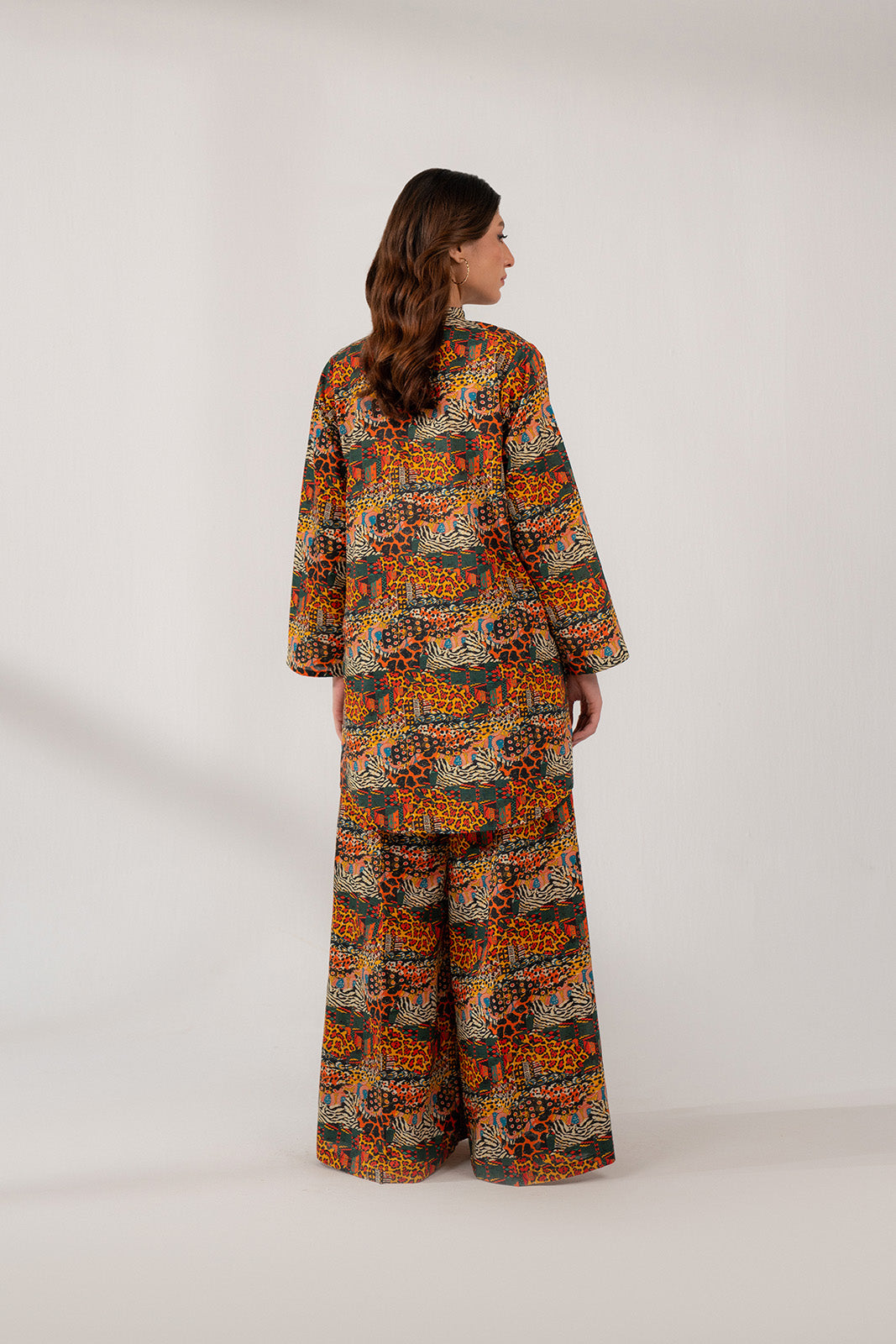 2 Piece Printed Slub Khaddar Printed Shirt (CP0219)