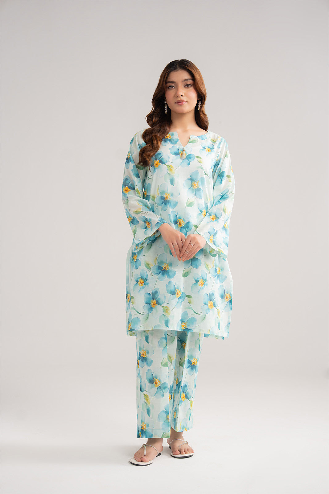 2 Piece Printed Lawn Printed Suit (CP0364)