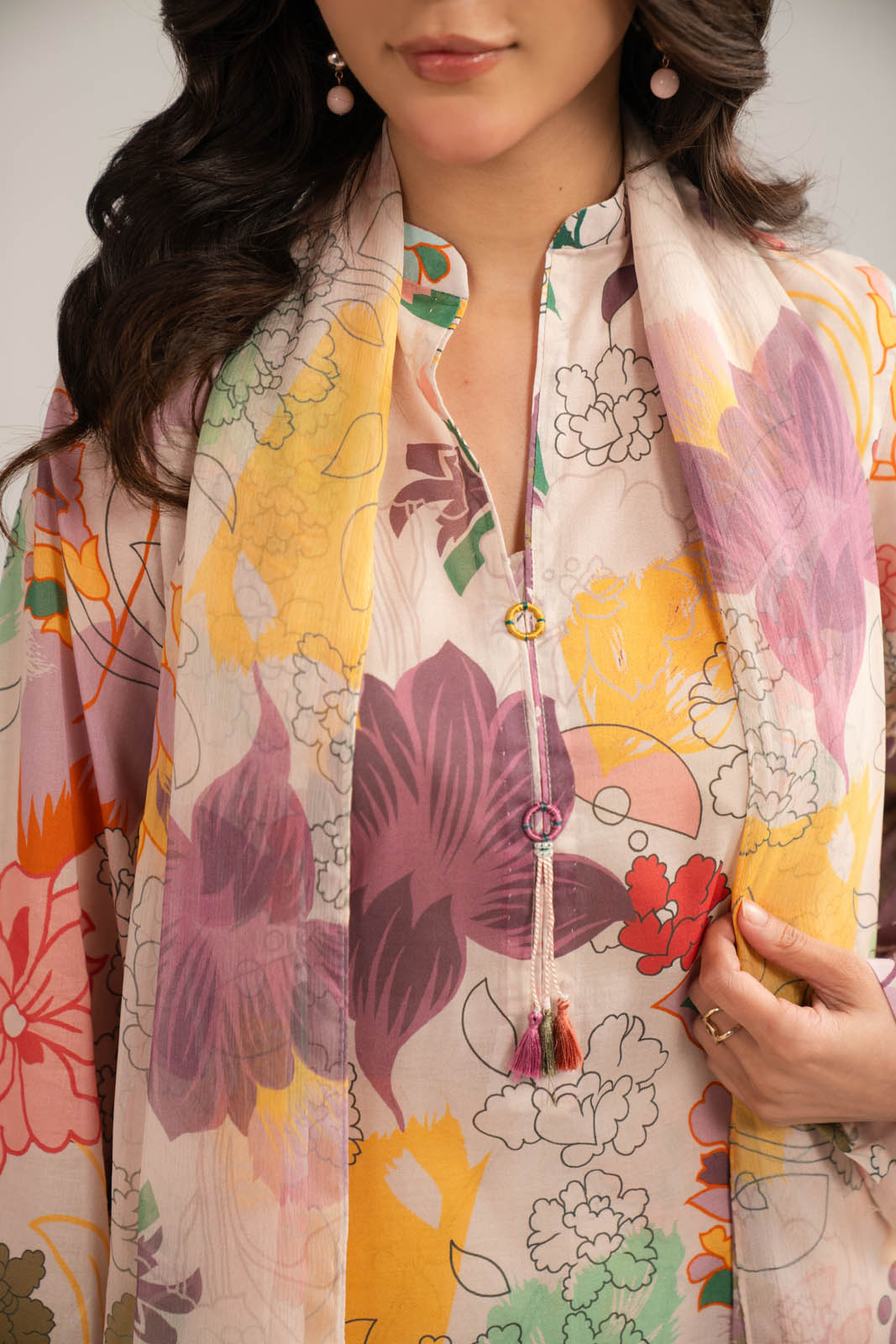 3 Piece Printed Lawn Printed Suit (CP0379)